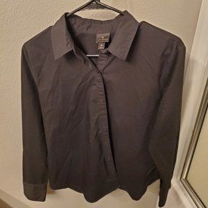 Worthington Women's Black Button Down